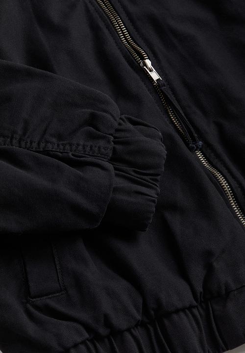 H&M - Padded bomber jacket - black