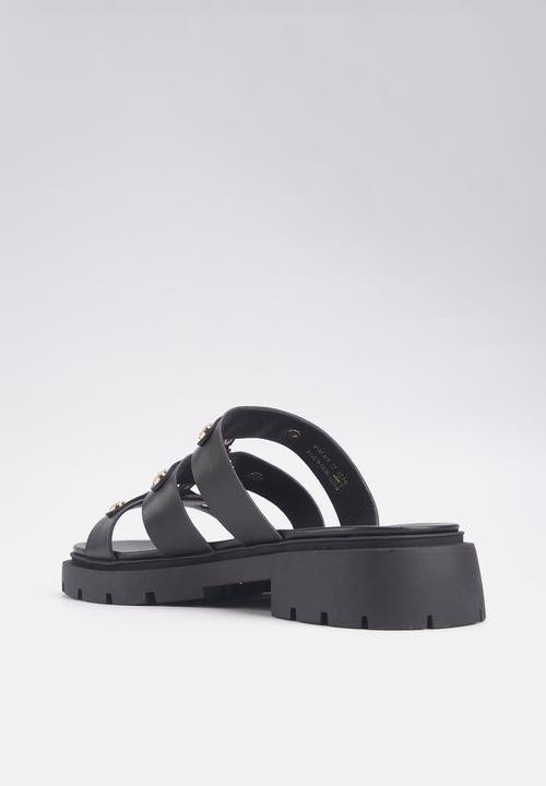 Nine West - Mint slip on sandal - black