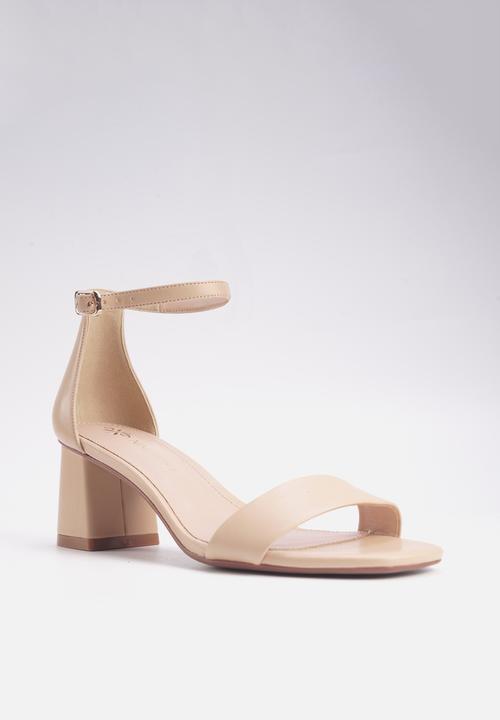 Nine West - Narla ankle strap block heel - sugar tan