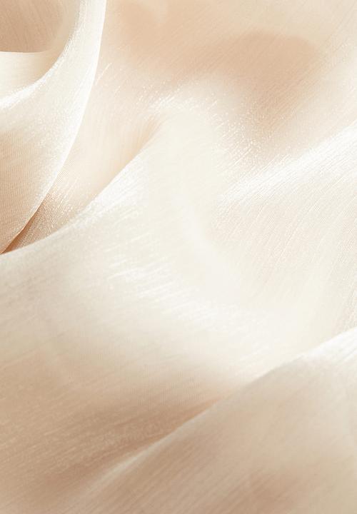 H&M - Satin halterneck top - light beige