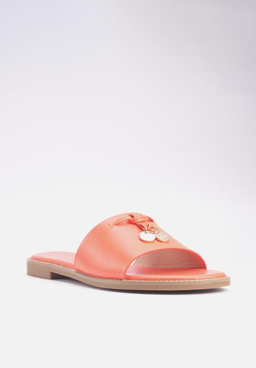 Nine West - Wollon slip on sandal - orange