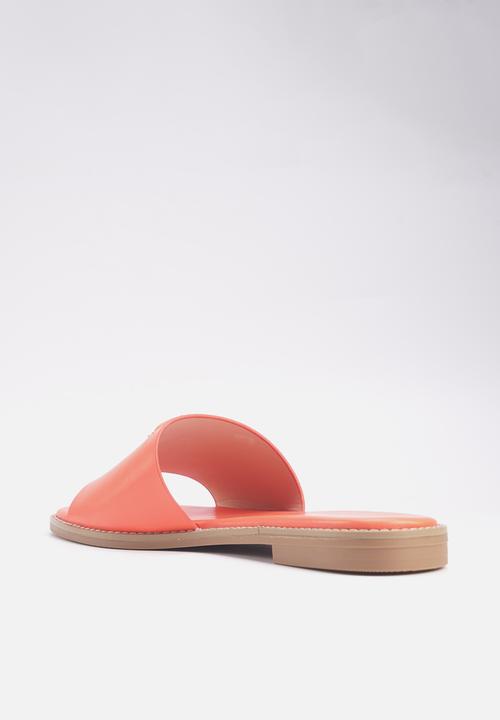 Nine West - Wollon slip on sandal - orange