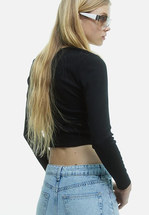 H&M - Ribbed top - black