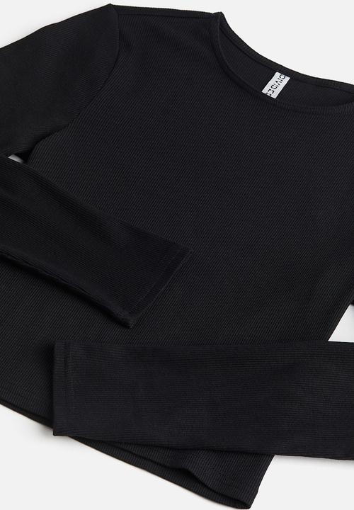 H&M - Ribbed top - black