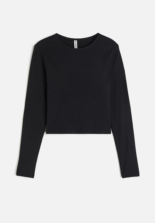H&M - Ribbed top - black