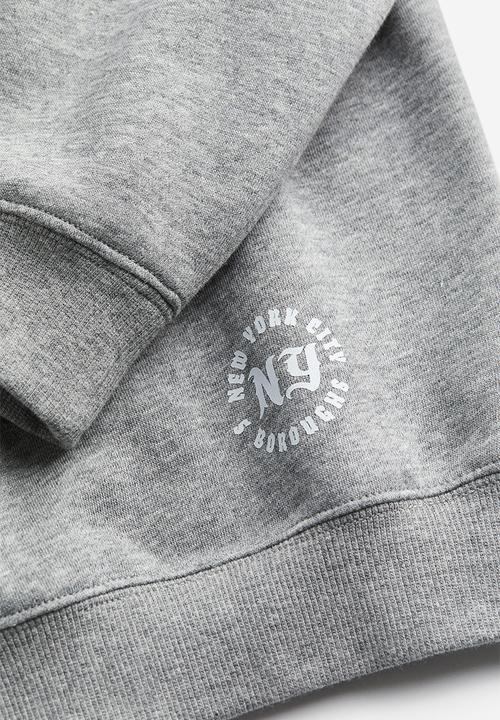 H&M - Sweatshirt - grey marl/take it easy