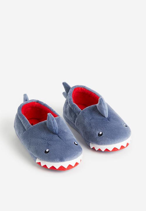 H&M - Soft slippers - blue/shark