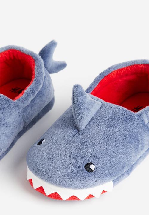 H&M - Soft slippers - blue/shark