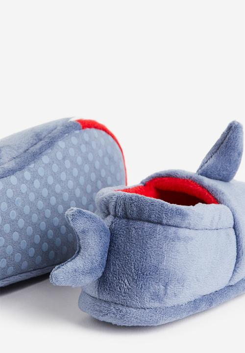 H&M - Soft slippers - blue/shark
