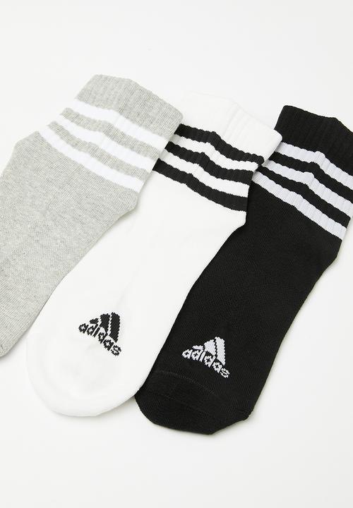 adidas Performance - 3S C Spw Mid 3P - Medium Grey Heather/White/Black