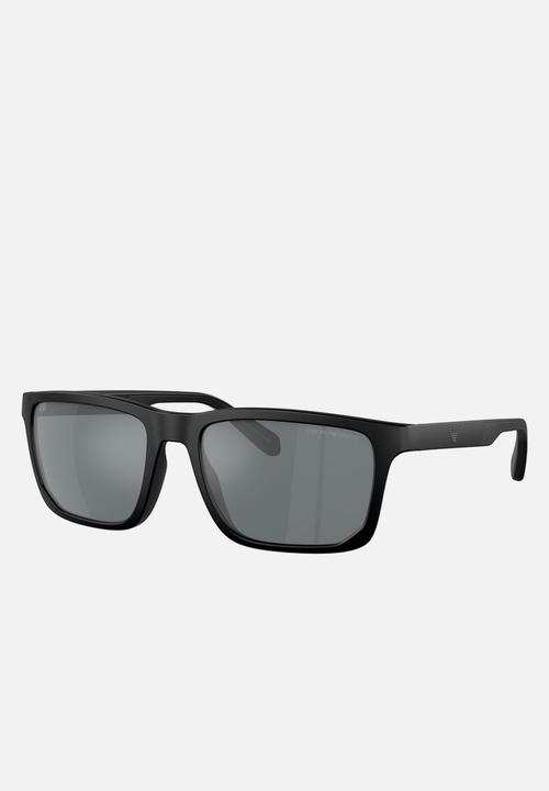 Emporio Armani - 0EA4219 Rectangle - Matte Black