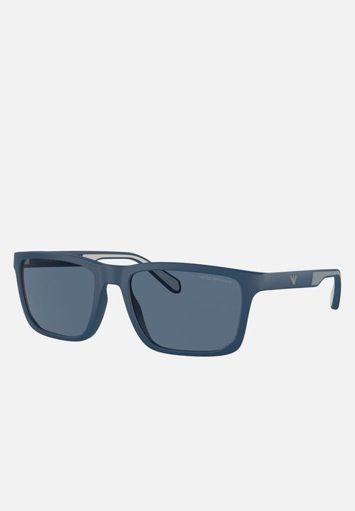 Emporio Armani - 0EA4219 Rectangle - Matte Blue