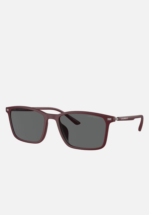 Emporio Armani - 0EA4223U Rectangle - Matte Bordeaux