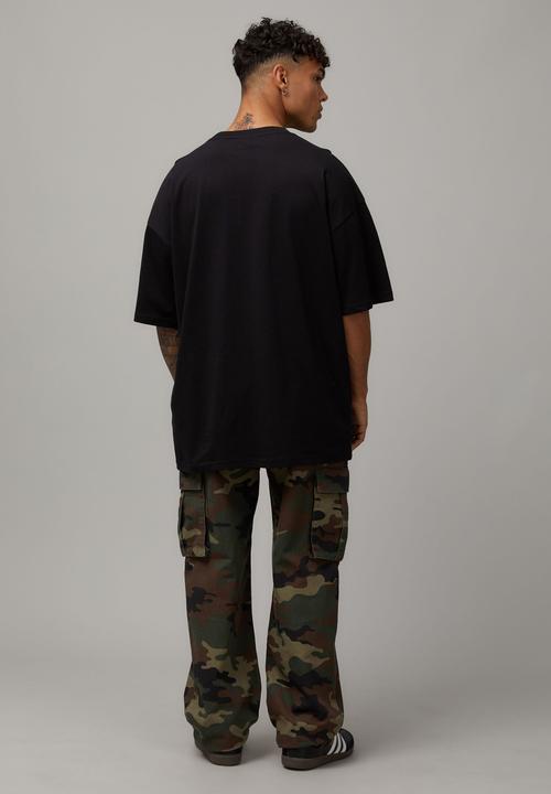 Factorie - Half Half Straight Cargo Pant - Camo