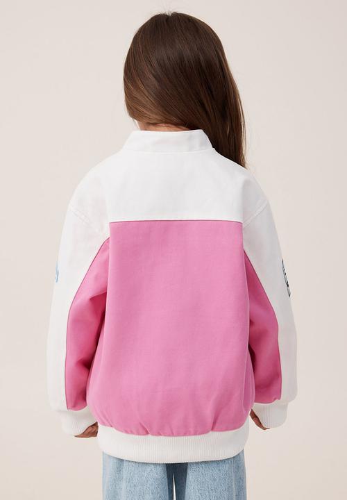 Cotton On - License moto jacket - lcn mat barbie/pink gerbera
