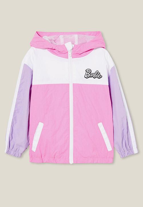 Cotton On - License spray jacket - lcn mat barbie/pink gerbera