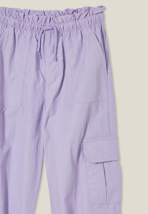 Cotton On - Brittany parachute pant - lilac drop