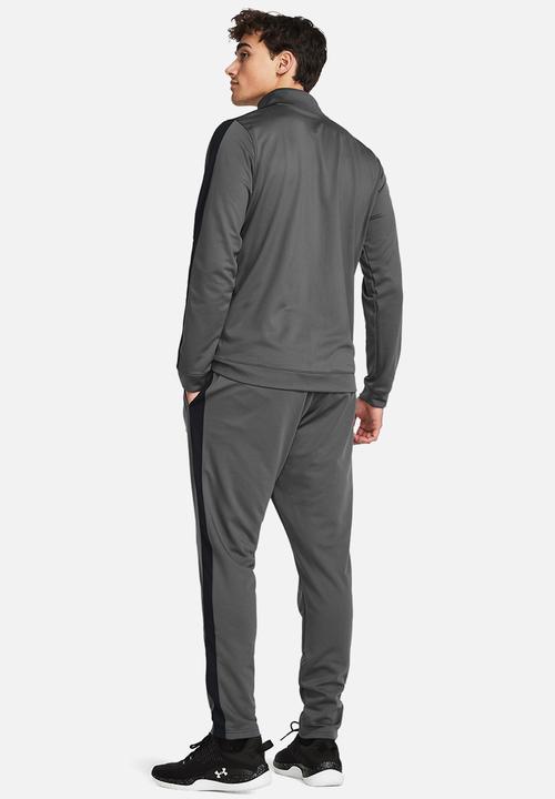 Under Armour - UA Knit Track Suit  set- Castlerock & Black