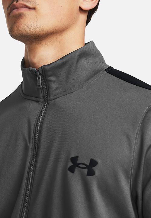 Under Armour - UA Knit Track Suit  set- Castlerock & Black