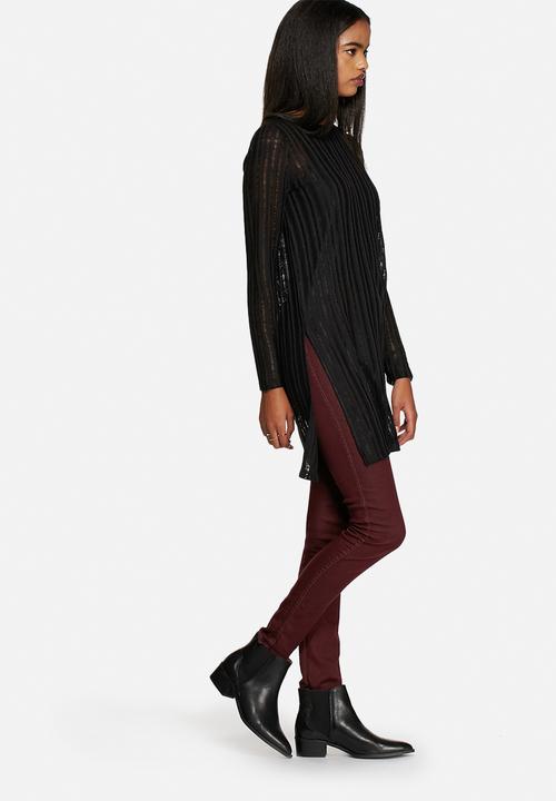 Vero Moda - Tina Rib Slit Top