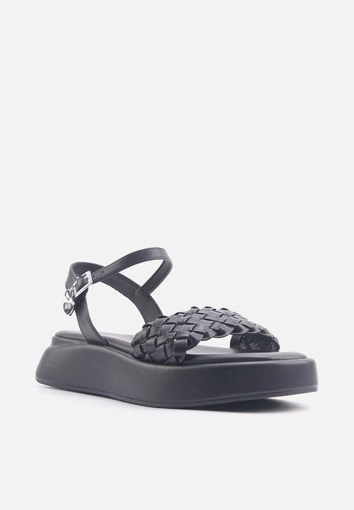 Nine West - Valey platform ankle strap sandal - black