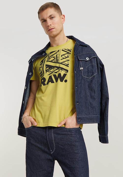 G-STAR - Raw. Construction r t compact jersey I o - linden green