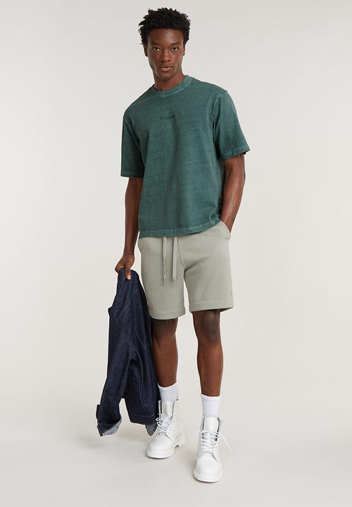 G-STAR - Overdyed center chest boxy r t dry jersey o rfd - blue spruce gd
