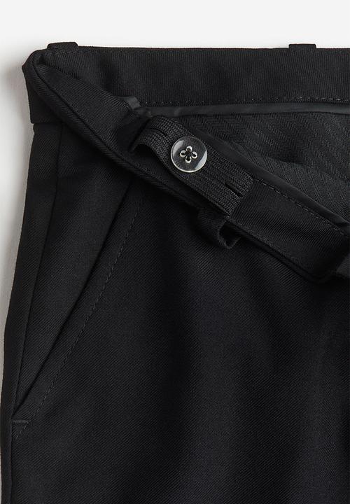 H&M - Slim fit suit trousers - black