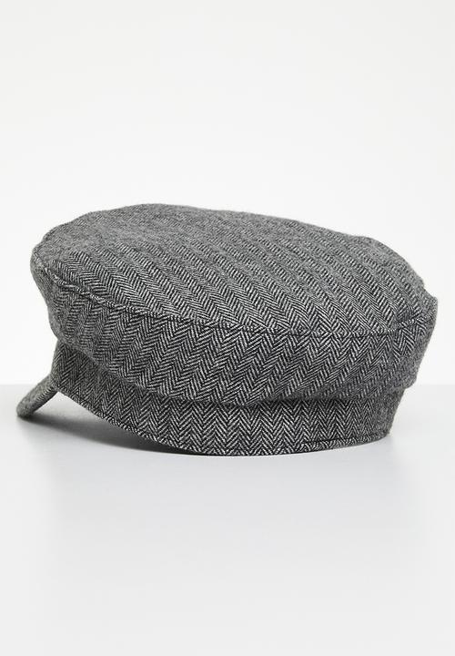 Superbalist - Emelia baker boy hat - black & white