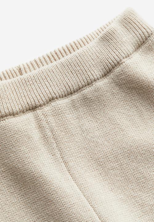 H&M - 2-Piece knitted set - light beige