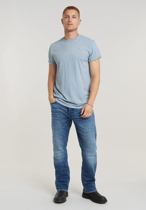 G-STAR - Lash r t short sleeve compact jersey o rfd - faze blue gd