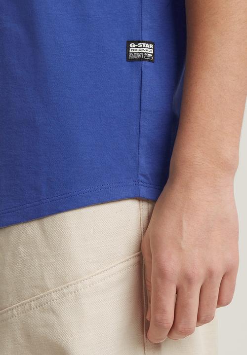 G-STAR - Lash r t short sleeve compact jersey o - radar blue