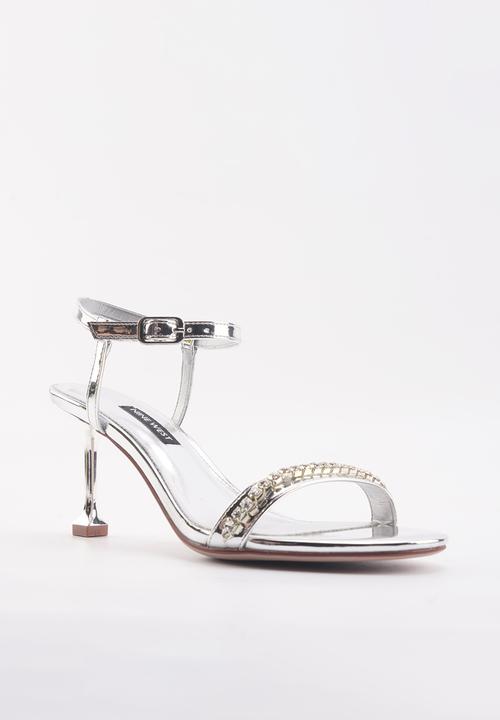 Nine West - Framan ankle strap heel - silver