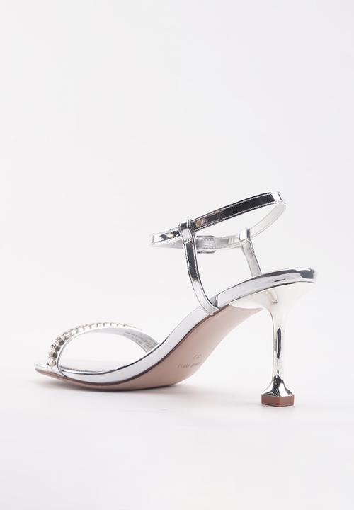 Nine West - Framan ankle strap heel - silver