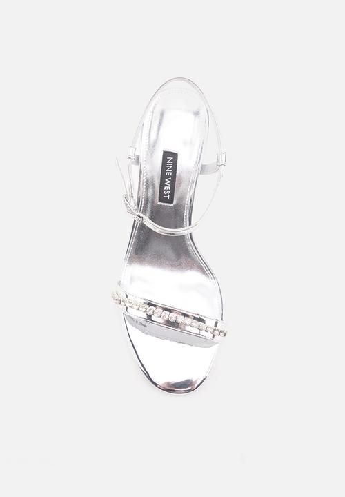 Nine West - Framan ankle strap heel - silver