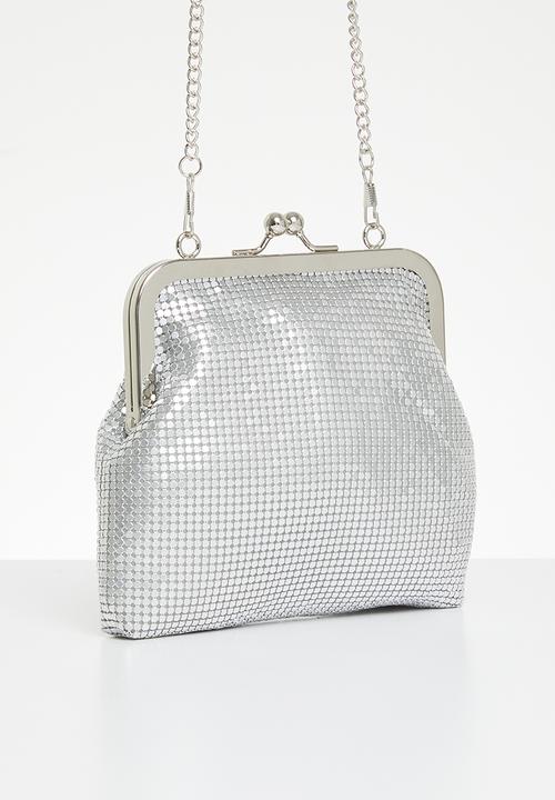 MILLA - Nova pouch bag-silver