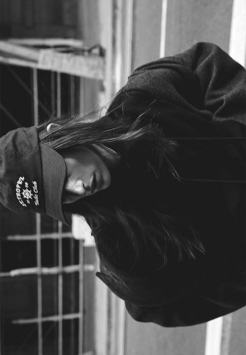 H&M - Oversized cotton hoodie - black