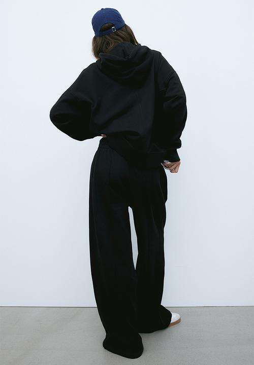 H&M - Oversized cotton hoodie - black