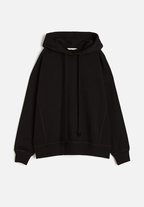 H&M - Oversized cotton hoodie - black
