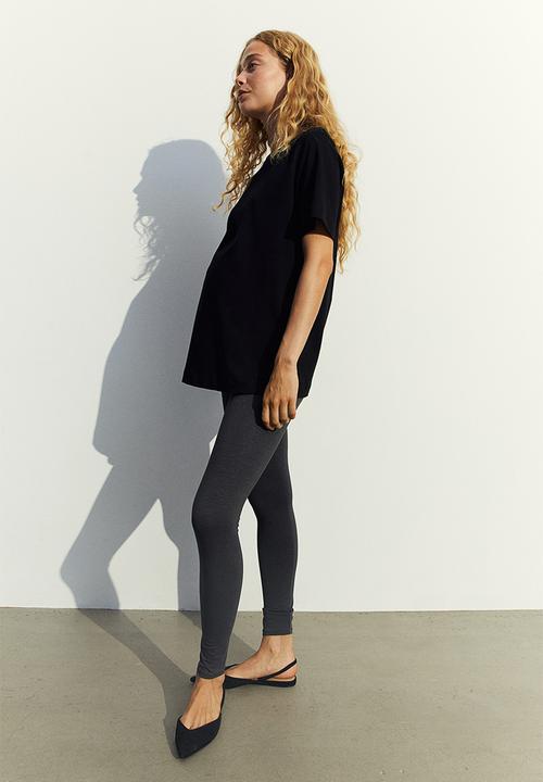 H&M - Mama jersey leggings - grey
