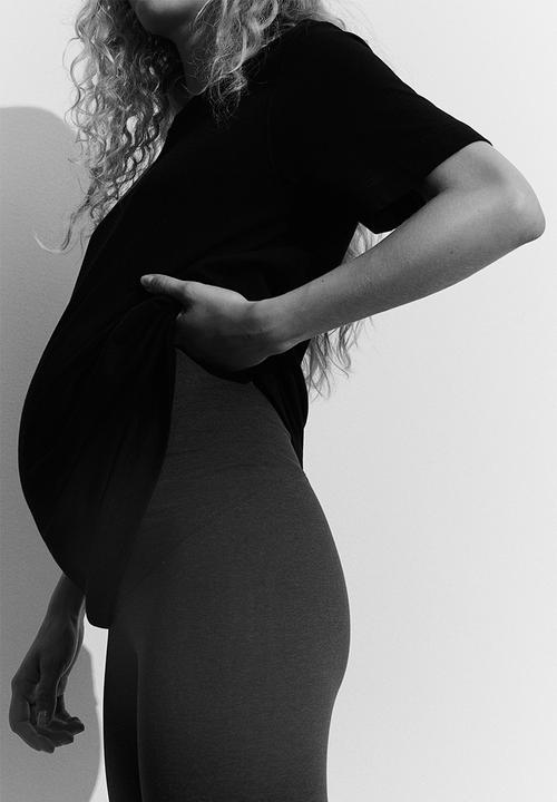 H&M - Mama jersey leggings - grey