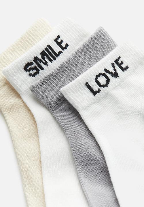 H&M - 5-pack cotton-blend socks - multi