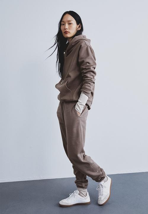 H&M - Cotton-blend sweatpants - beige 