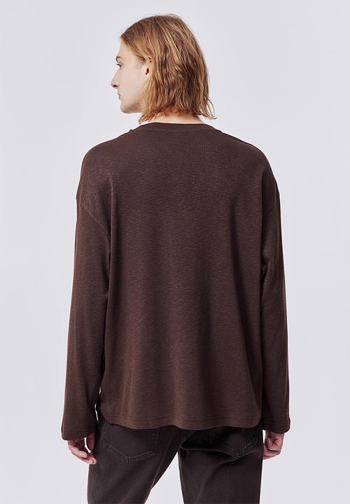 H&M - Loose fit jersey top - brown