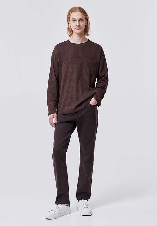 H&M - Loose fit jersey top - brown