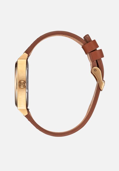 Nixon - Time teller - Light gold/white sunray