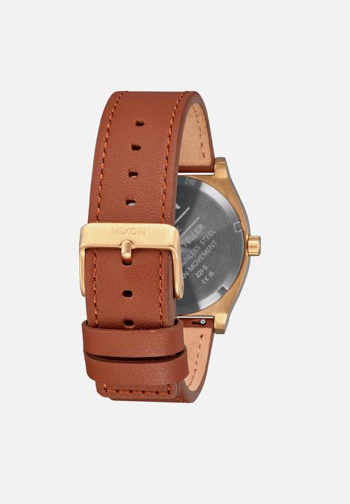Nixon - Time teller - Light gold/white sunray