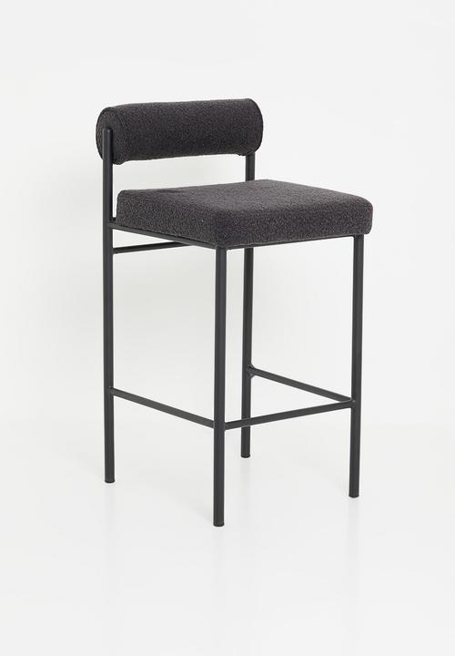 Sixth Floor - Baal Counter Chair - Charcoal