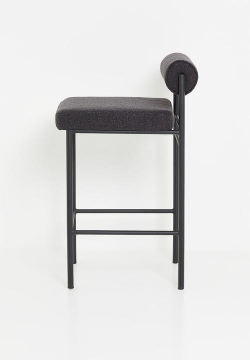 Sixth Floor - Baal Counter Chair - Charcoal