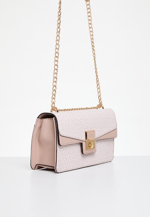 GUESS - Moonstone crossbody flap - powder